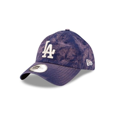 Los Angeles Dodgers Gorra | New Era MLB Hand Brush Wash Casual Classic Adjustable Cap Mexico - Morados